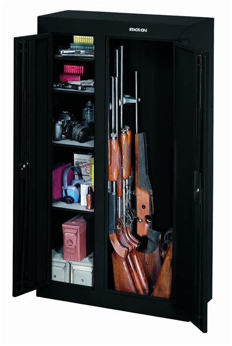 20 gun steel storage cabinet reviews|firearms security cabinets.